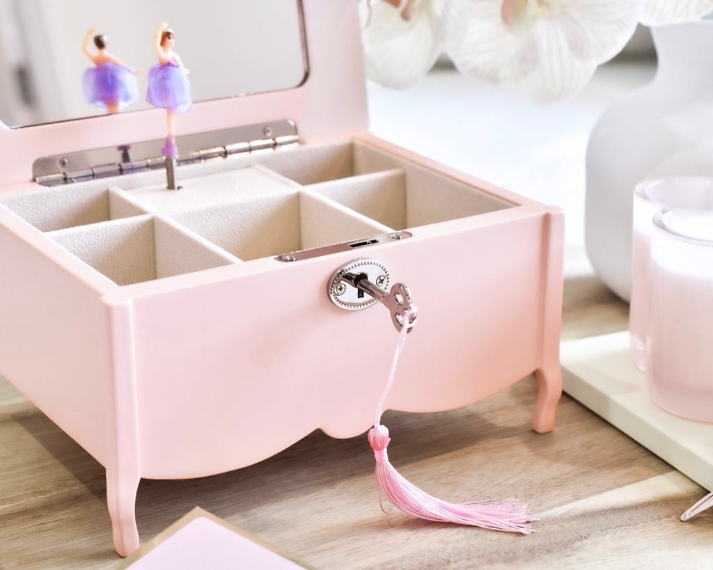 Personalised Wooden Musical Ballerina Jewelry Box