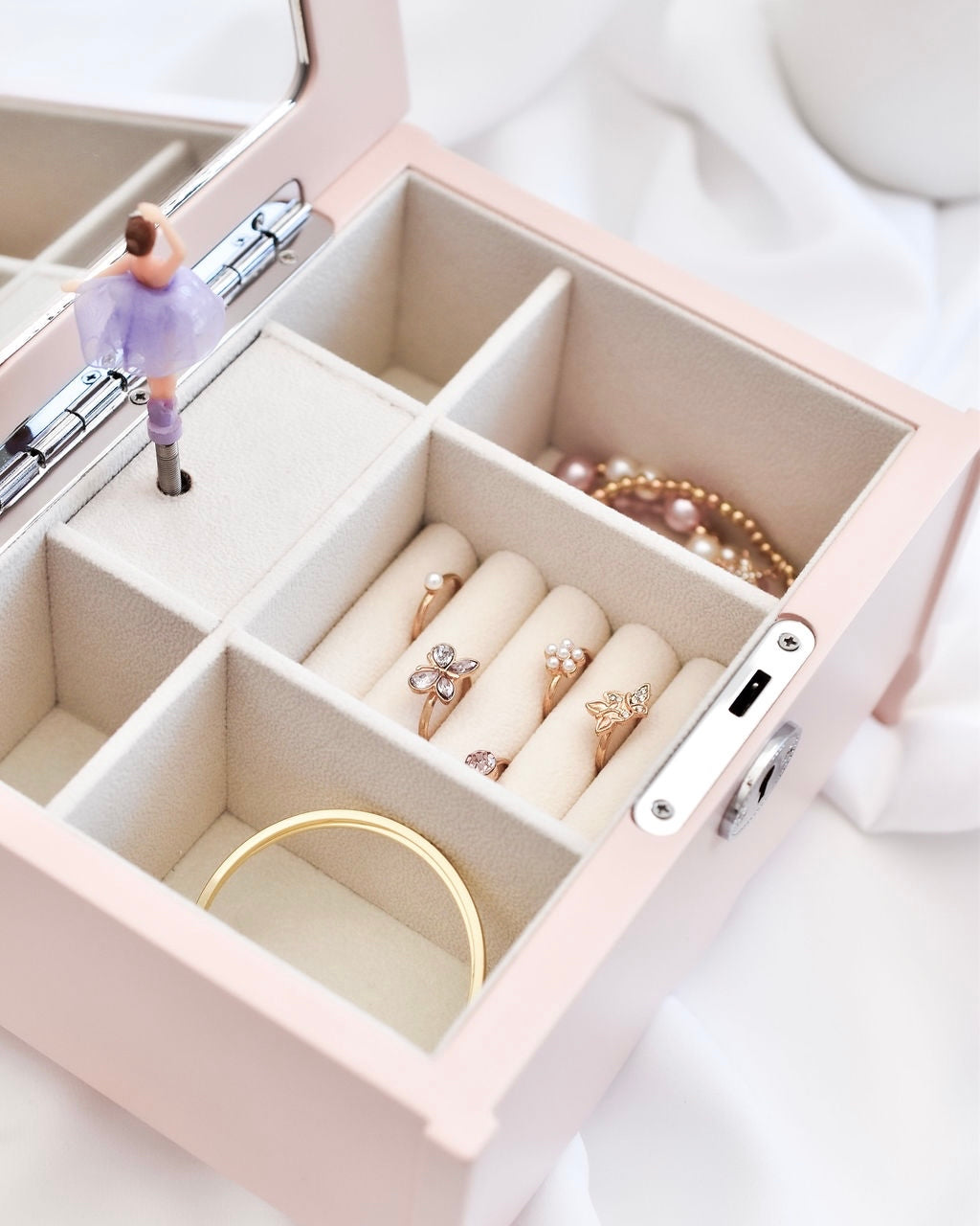 Personalised Wooden Musical Ballerina Jewelry Box