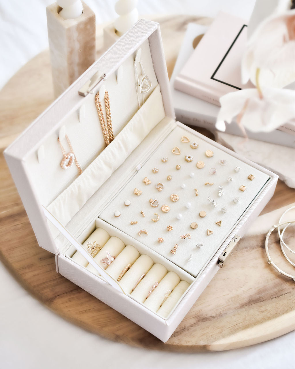 Personalized Nude Jewelry Box - Medium