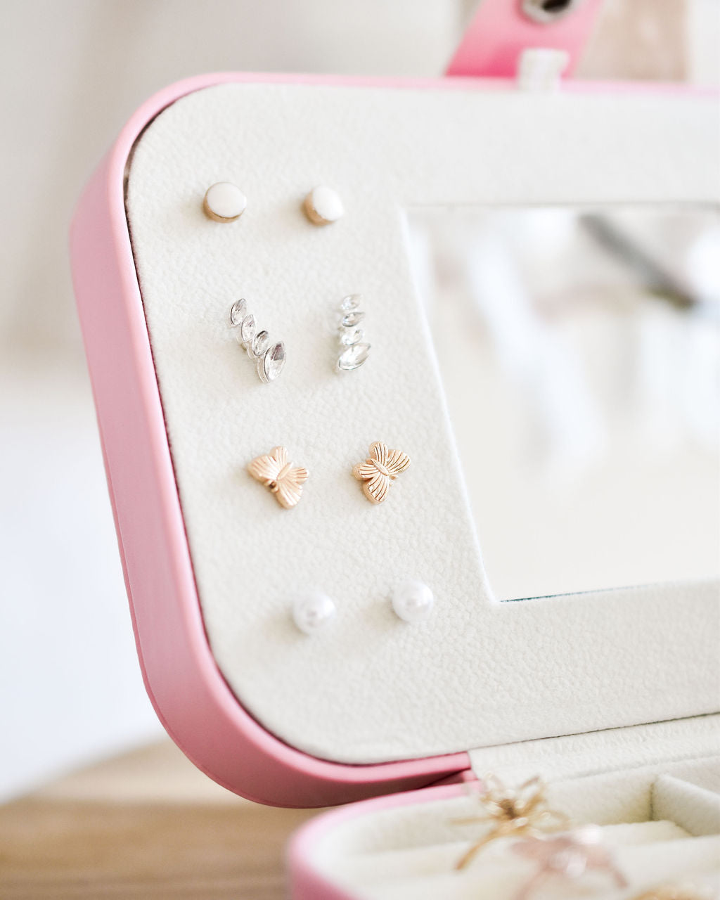 Personalized Pink Jewelry Box - Small