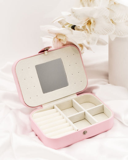 Personalized Pink Jewelry Box - Small